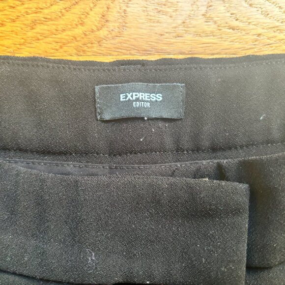 Express Editor Mid Rise Relaxed Trouser Size 10 - Picture 3 of 5